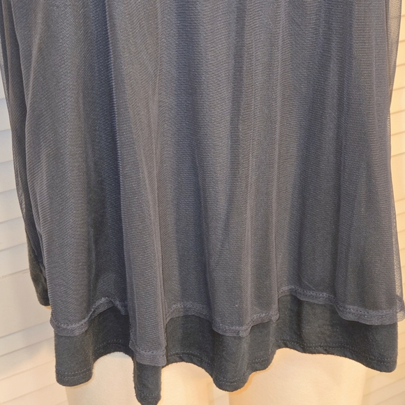 Hollister Sleeveless "Sheer Shelled" Beaded & Jeweled Swing Top - Picture 13 of 16